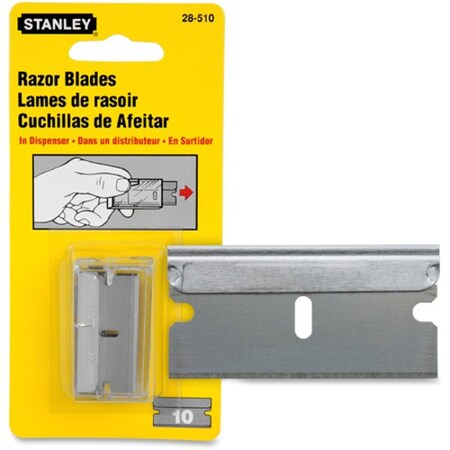 Stanley Replacement Razor Blades,PK10 (28-510) | Zoro