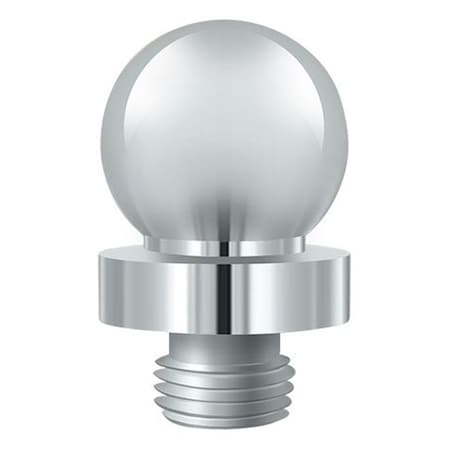 Deltana Ball Tip For 6" X 6" Hinge Bright Chrome DSBTL26