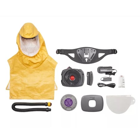 North PAPR Decon Kit, North(R) Primair(R) 700 Series, Loose Fitting Hood with Bib PAPR System, Belt-Mount PA701HED-111