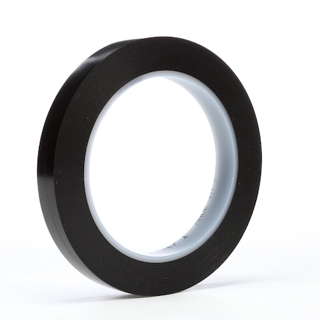 3M Vinyl Tape 471, Black, 1/2"x36, PK72 471