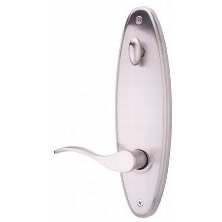 Weslock RH Bordeau SGL CYL Handleset Trim Stanford Satin Nickel R6400--UNSL20