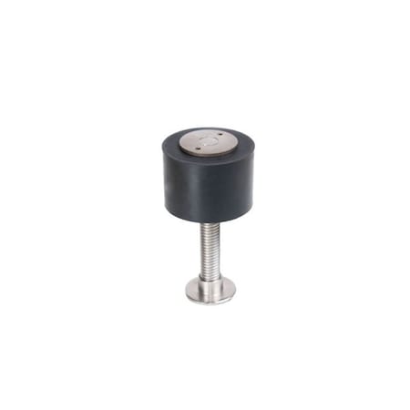 TRIMCO Heavy Duty Floor Stop with Grade 8 Tensile Bolt Satin Stainless Steel 1209.63