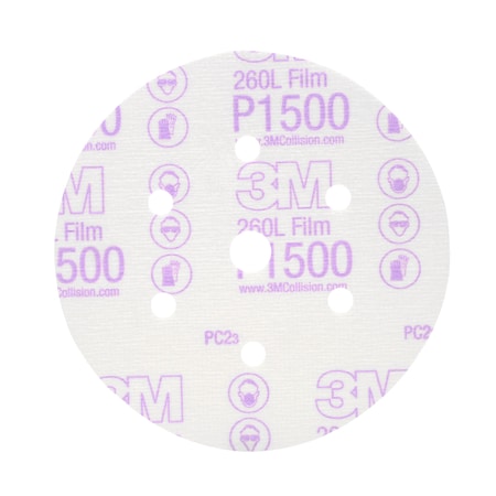 3M Hookit Finish FilmDiscDF 01050 6", PK400 01050