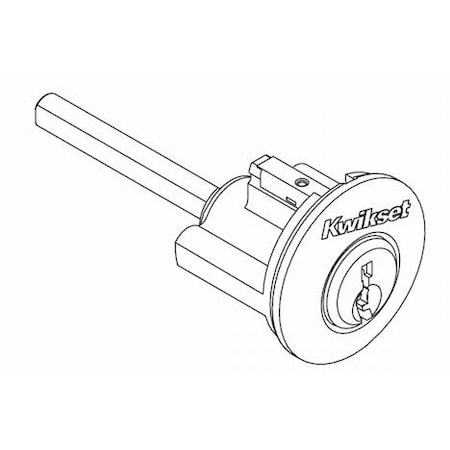 Kwikset Deadbolt Cylinder 660 Satin Nickel 83735-004