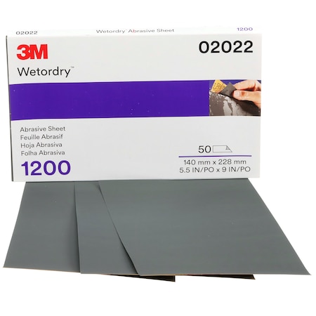 3M Abrasive Sheet 5.5" x 9",  2022