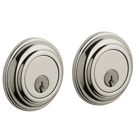 Baldwin Estate Lifetime Bright Nickel Deadbolts 8232.055