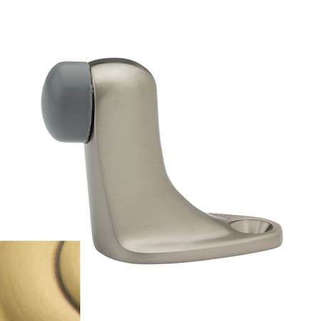 Baldwin Estate Satin Brass with Brown Door Stop 4510.060