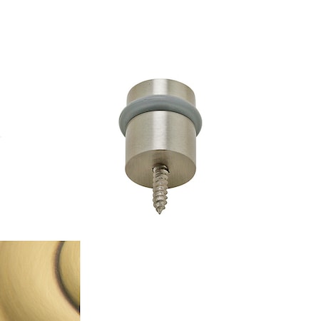 Baldwin Estate Satin Brass with Brown Door Stop 4505.060