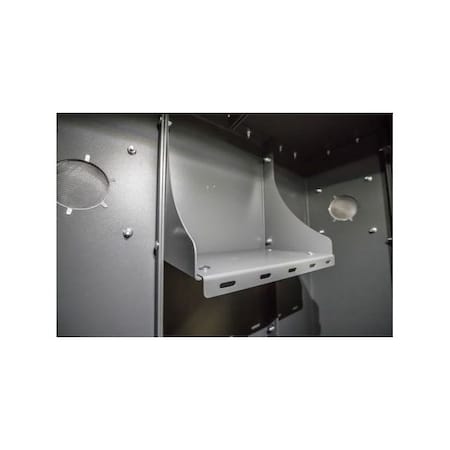 Swisher Shelf-Single Panel, Grey SRAC20221