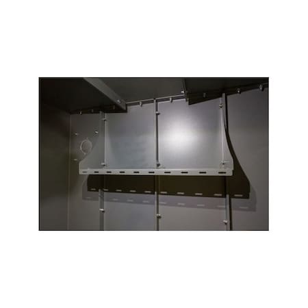 Swisher Shelf-Double Panel, Grey SRAC20226