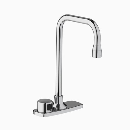 Sloan Sensor-Activated, Commercial Kitchen Faucet EBF775-4-BAT-ADM-CP-2.2GPM-LAM-FCT