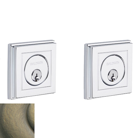 Baldwin Estate Antique Brass Deadbolts 8261.050