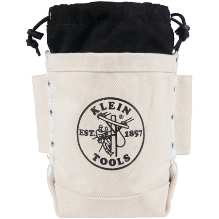 Klein Tools Tool Bag, Extra Tall Top Closing Bolt Bag, 5 x 12 x 9-Inch 5416TCP