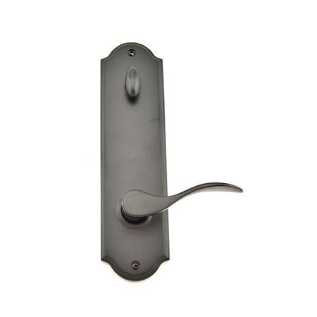 Weslock LH Bordeau Interior SGL CYL Handleset Trim Mansion or Philbrook Black L6600--U2SL20