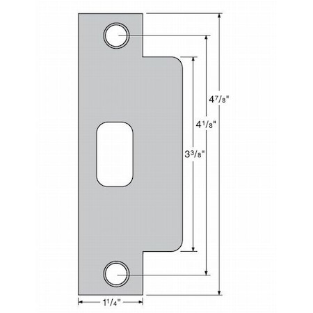 Kwikset ASA Strike Satin Nickel 83846-015