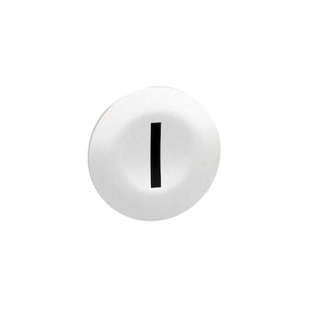 Schneider Electric White cap marked I for rectangular multiple-headed pushbutton, 22 ZBA7131