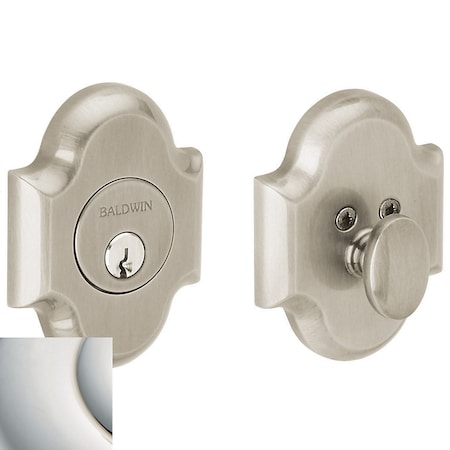 Baldwin Estate Lifetime Bright Nickel Deadbolts 8252.055