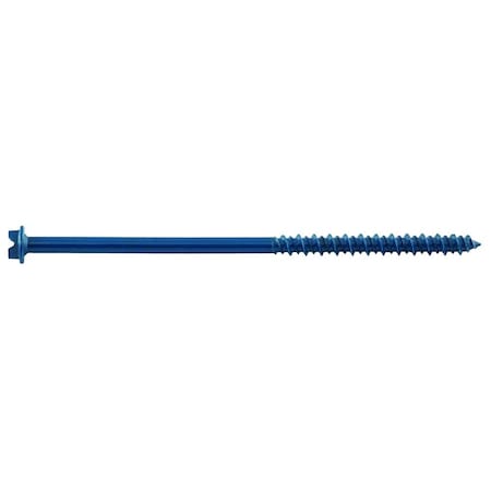 Dewalt Ultracon Masonry Screw, 3/16" Dia., Hex, 1-1/4" L, Steel Zinc Stalgard, 100 PK DFM12700
