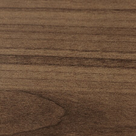 Lorell Desk Return Return, 24" D X 29-1/2" H, 35" W X 3mm PVC (Edge), Metal, Walnut LLR34400