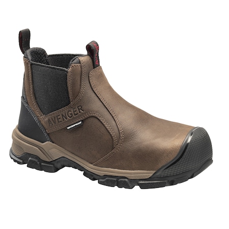 Avenger Safety Footwear Men Aluminum Toe RIPSAW ROMEO AT, MENS PR, Brown, 10, Medium A7340-10M