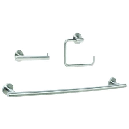 Amerock Arrondi Bathroom Kits Stainless Steel ARRONDISS3