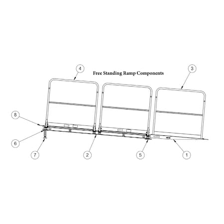Bil-Jax AS2100 Ramp - End Starter 0105-45-0001