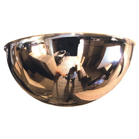 SEE ALL INDUSTRIES Mirror, Full Dome, Acrylic, 36" PV36-360