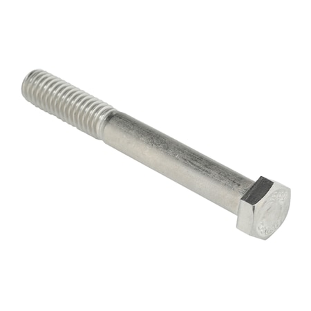 Zoro Select 18-8, 3/8"-16 Hex Head Cap Screw, Plain Stainless Steel, 3 in L, 10 PK U51000.037.0300