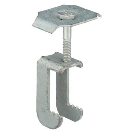 Zoro Select GratingClip, CarbonSteel, Galvanized, 50PK WGG-2D