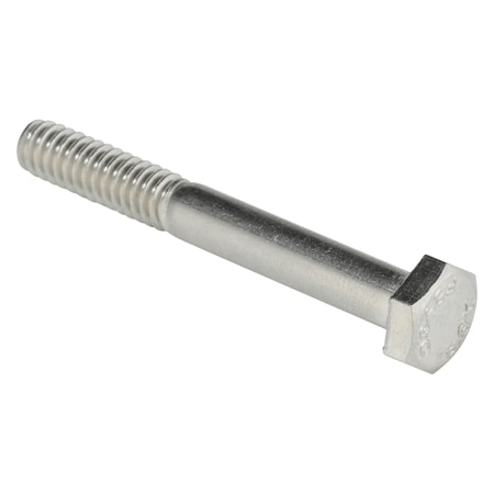 Zoro Select 18-8, 1/4"-20 Hex Head Cap Screw, Plain Stainless Steel, 2 in L, 50 PK U51000.025.0200
