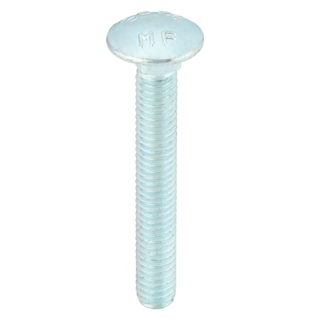 Zoro Select Carriage Bolt, Square Neck, 5/16"-18, 2-1/4 in L, Steel, Grade 2, Zinc Plated, 100 PK U08305.031.0225