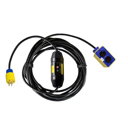 Ericson GFCI PORTABLE, 20A MANUAL, 10FT INLINE W G104-10B