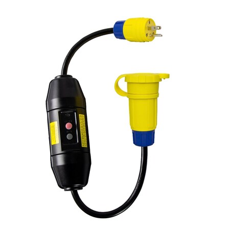 Ericson GFCI PORTABLE, 15A MANUAL, 2FT INLINE W/ G104-2W-15