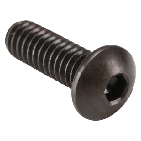 Kerr Lakeside #8-32 Socket Head Cap Screw, Button, Black Oxide Alloy Steel, 1/2 in Length, 100 PK 8C50KBC