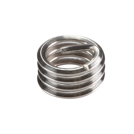 Stanley Engineered Fastening Tanged Helical Insert, Free-Running, M4-0.70 Thrd Sz, 18-8 Stainless Steel, 100 PK A1084-4CN040