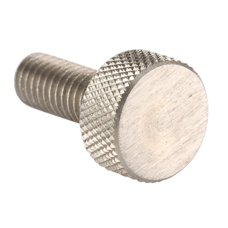 Zoro Select Thumb Screw, M6-1.00 Thread Size, Round, Plain 18-8 Stainless Steel, 6 mm Head Ht, 16 mm Lg, 5 PK RMM3485-SS
