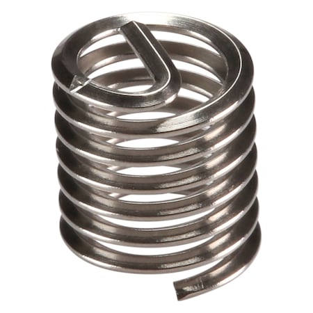 Stanley Engineered Fastening Tanged Helical Insert, Free-Running, M6-1.00 Thrd Sz, 18-8 Stainless Steel, 100 PK A1084-6CN090