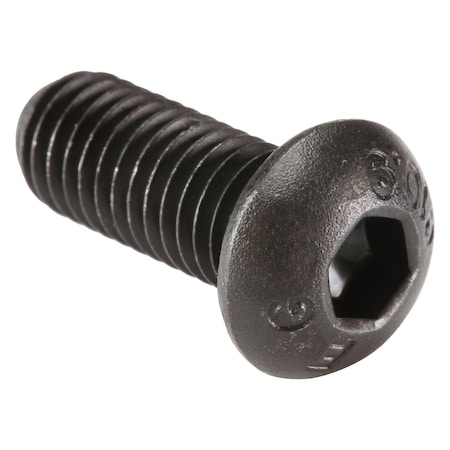 Zoro Select M8-1.25 Socket Head Cap Screw, Button, Black Oxide Steel, 20 mm Length, 1200 PK L07150.080.0020