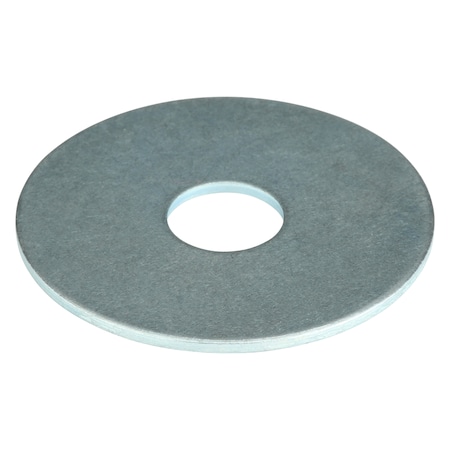 Zoro Select Fender Washer, For Screw Size 3/8" , Steel Zinc Plated Finish, 100 PK U38210.037.0150