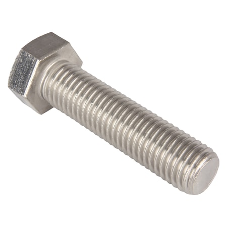 Zoro Select 316, 3/4"-10 Hex Head Tap Bolt, Plain Stainless Steel, 3 in L, 5 PK U55010.075.0300