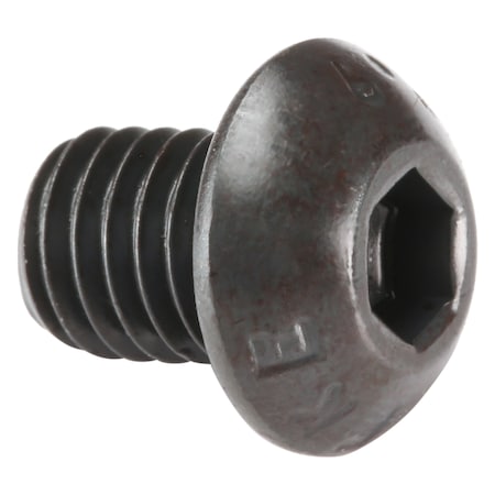 Zoro Select M8-1.25 Socket Head Cap Screw, Button, Black Oxide Steel, 10 mm Length, 100 PK M07150.080.0010