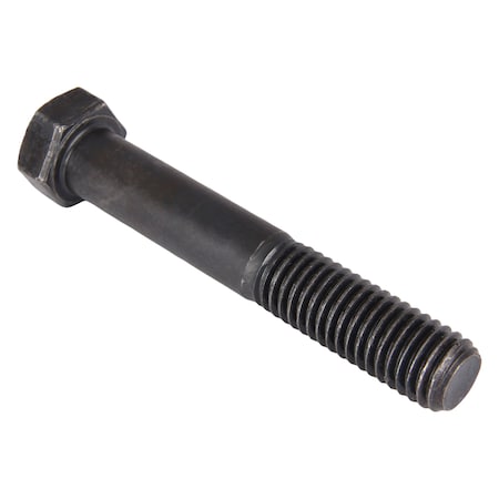 Zoro Select Grade 8, 9/16"-12 Hex Head Cap Screw, Black Oxide Steel, 3-1/2 in L, 10 PK N04100.056.0350