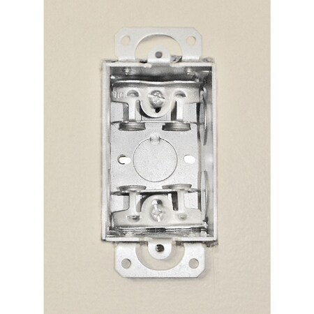 Southwire Electtrical Box W/ Clamps, 12.5 cu. in., Switch Box Type, Zinc Plated Steel, 50 PK G602-BX
