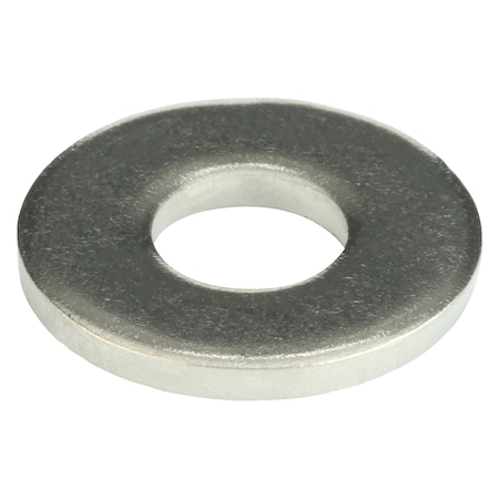 Zoro Select Flat Washer, For Screw Size 3/8" , Stainless Steel Plain Finish, 50 PK U51410.037.0005