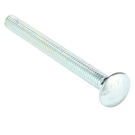 Zoro Select Carriage Bolt, 3/8-16, 4In, LCS, Zinc, PK200 B08305.037.0400