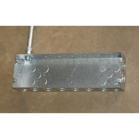 Southwire Electrical Box, 148 cu. in., Gang, .0625 Galvanized Steel GB-2126341