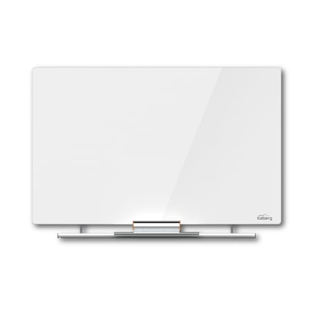 Iceberg Clarity Magnetic Glass Dry Erase Board, 3 31193