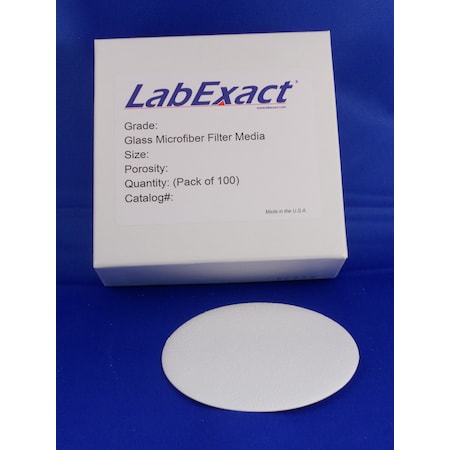 LABEXACT Glass Microfiber Filter, 11.0cm, PK100 LEA1100