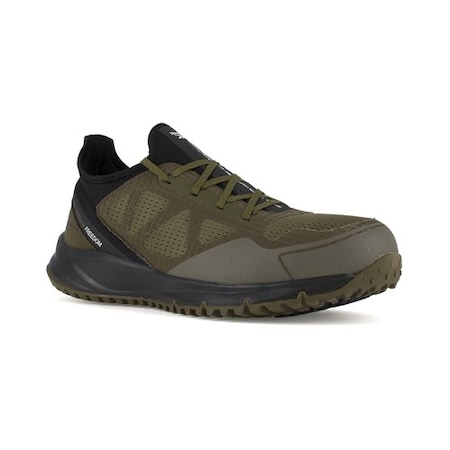 Reebok Men's Steel Toe, 11.5 Mesh and Ripstop, Sage and Black RB4092