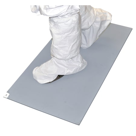 High-Tech Conversions Tackified Mat, 24 in W x 45 in L, Gray, 4 PK TT-2445-34G